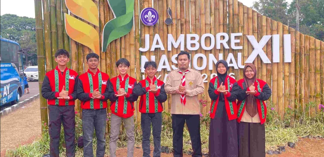 Kepala MTs Ruhul Qur’ani Dampingi Enam Santri Pada Jamnas XII 2026 Cibubur