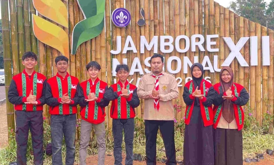 Kepala MTs Ruhul Qur’ani Dampingi Enam Santri Pada Jamnas XII 2026 Cibubur