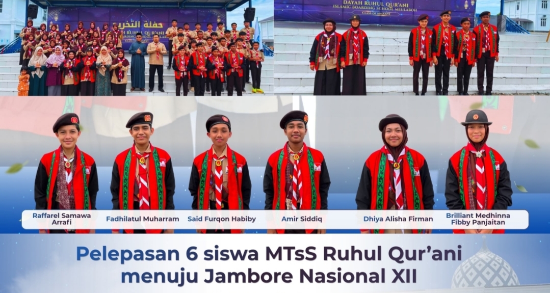 Enam Santri MTs Ruhul Qur’ani Wakili Aceh Barat di Jambore Nasional XII 2026