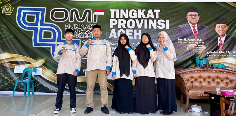 Wakili Aceh Barat, Santri MTs Ruhul Qur’ani Raih Juara II OMI Tingkat Provinsi Aceh 2026