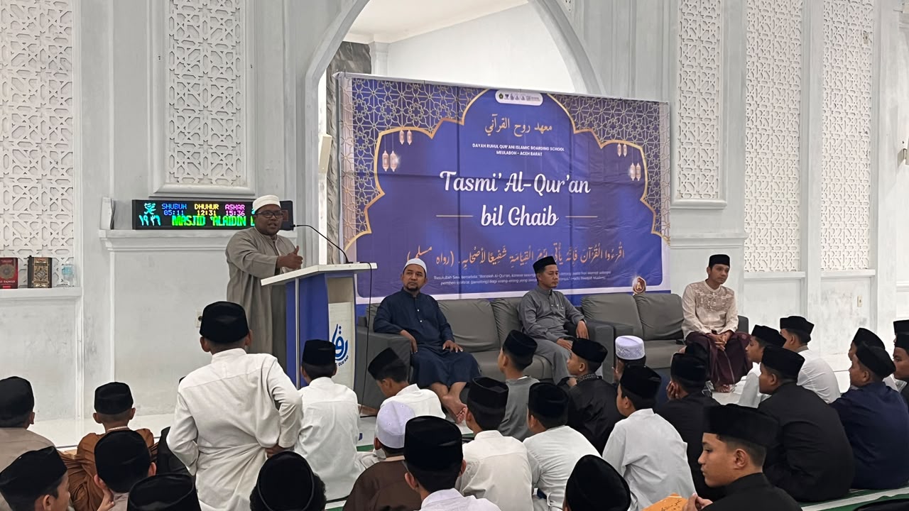 Gelorakan Syiar Al-Qur'an, Pimpinan Dayah Ruhul Qur'ani Launching Program Tasmi' Al-Qur'an